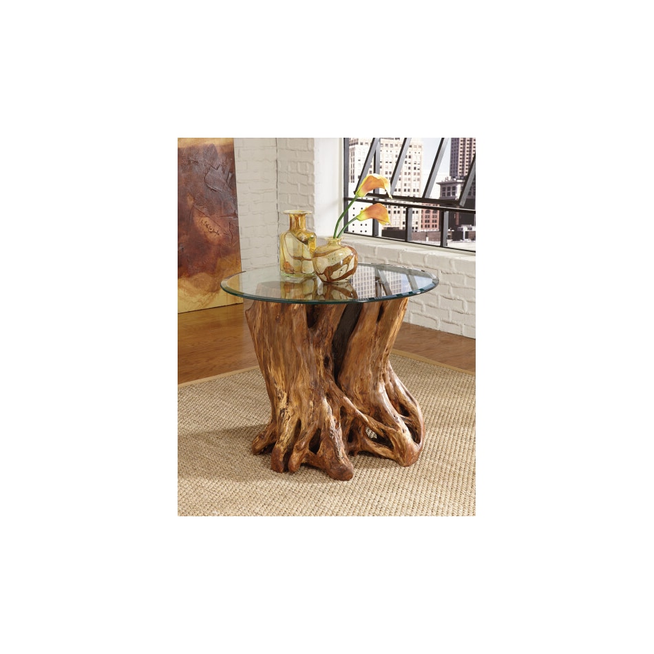 hamy brown end table rbl  