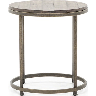 Leone Round End Table