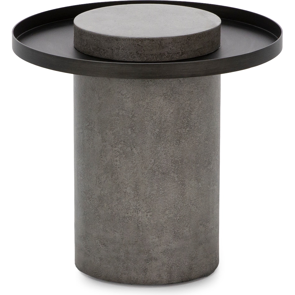 hamy grey chairside table alc  