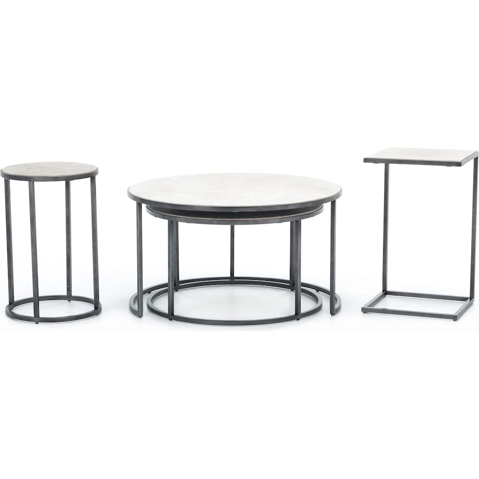 hamy grey end table   