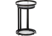 hamy grey end table alc  