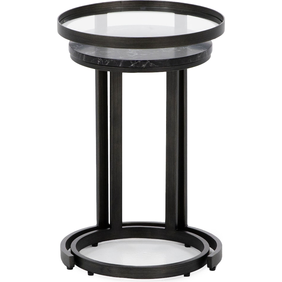 hamy grey end table alc  