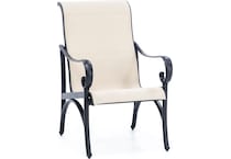 hanamint corporation brown standard height arm chair   