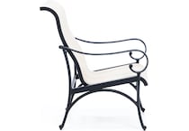 hanamint corporation brown standard height arm chair   