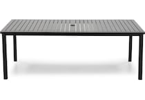 hanamint black standard height rectangle   