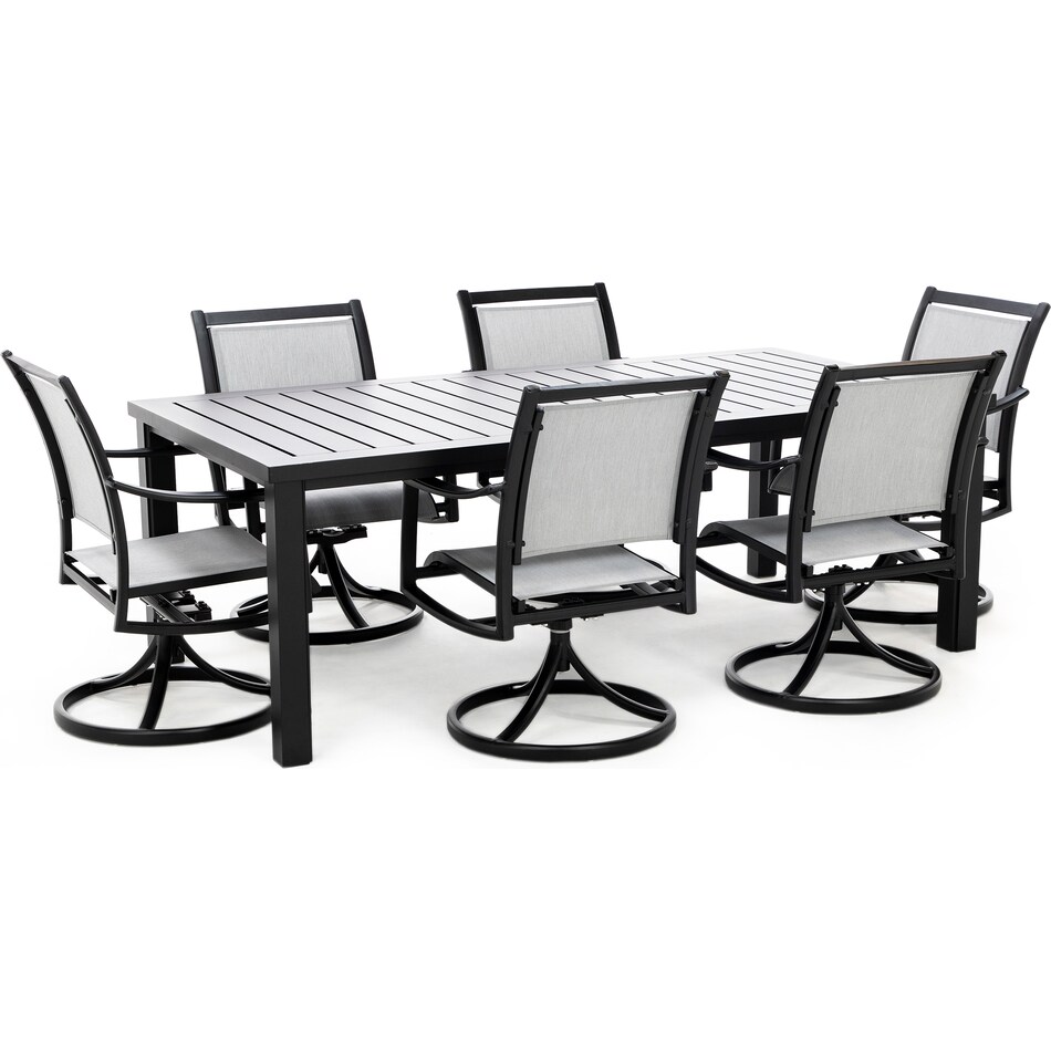 hanamint black standard height rectangle pkg  