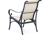 hanamint brown standard height arm chair   