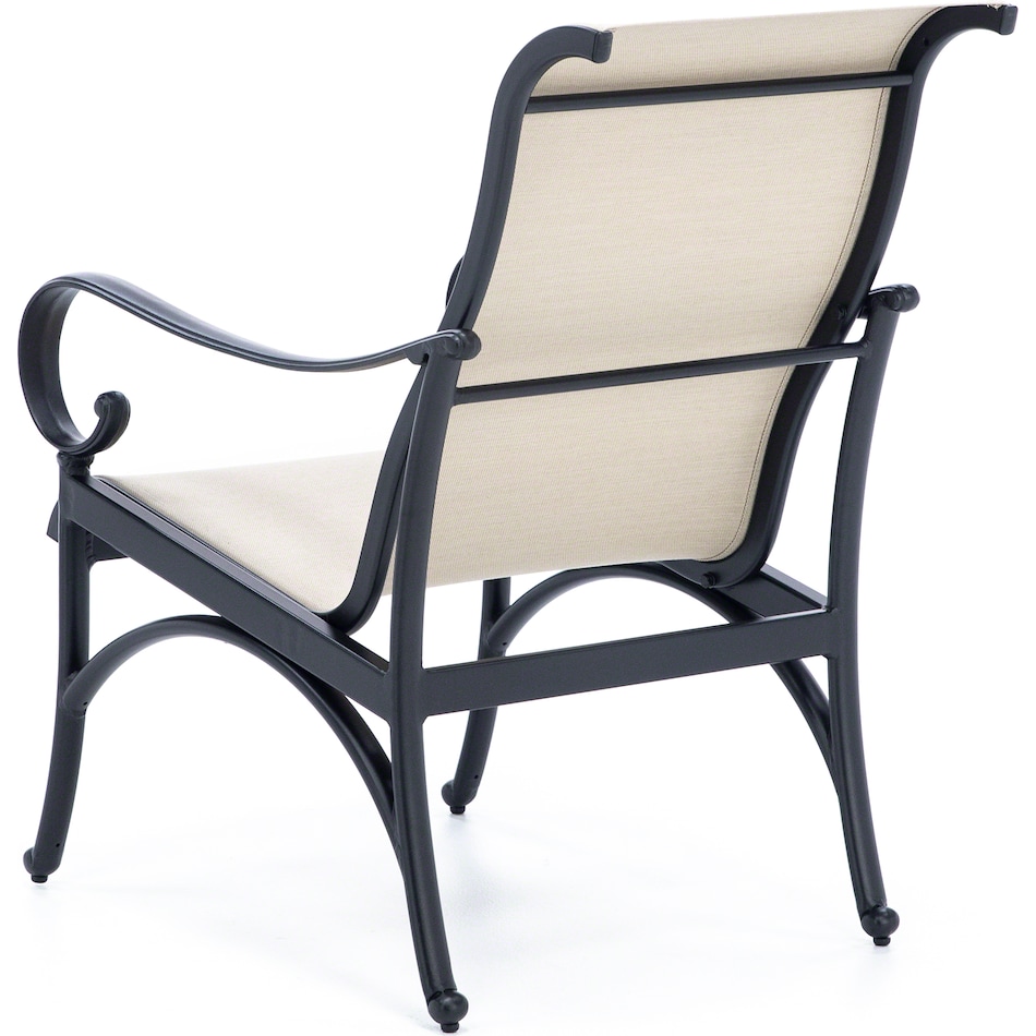 hanamint brown standard height arm chair   