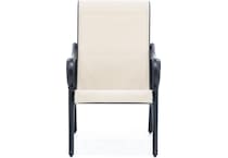 hanamint brown standard height arm chair   