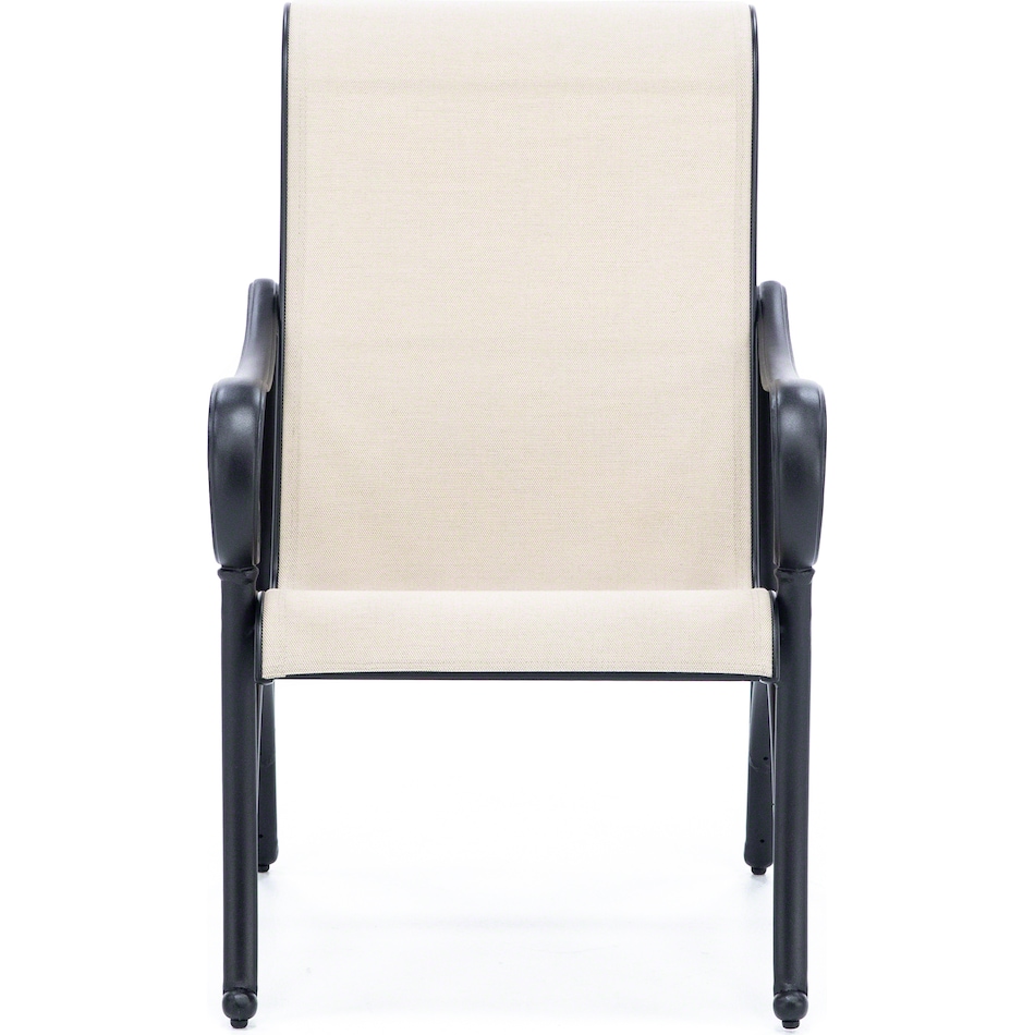 hanamint brown standard height arm chair   