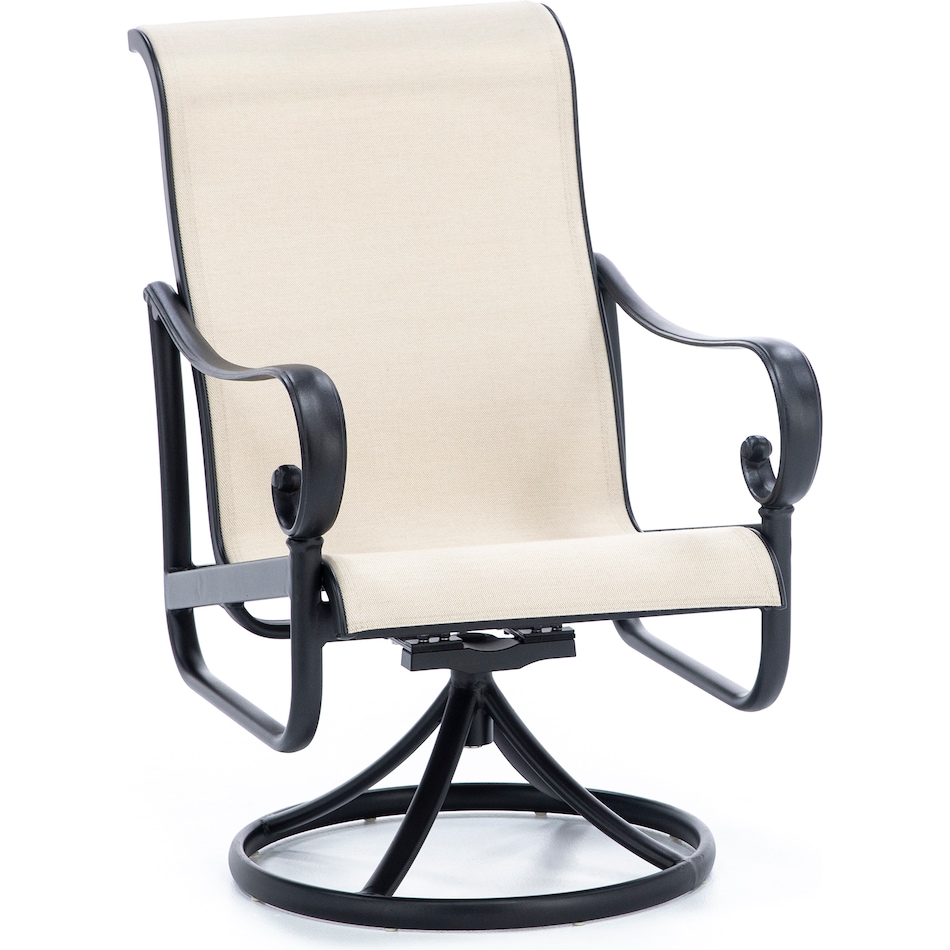 hanamint brown standard height arm chair   