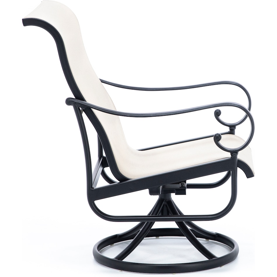 hanamint brown standard height arm chair   