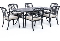 hanamint brown standard height arm chair lifestyle image   