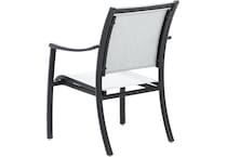 hanamint grey standard height arm chair   