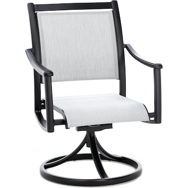 Stratford Sling Swivel Rocker Chair