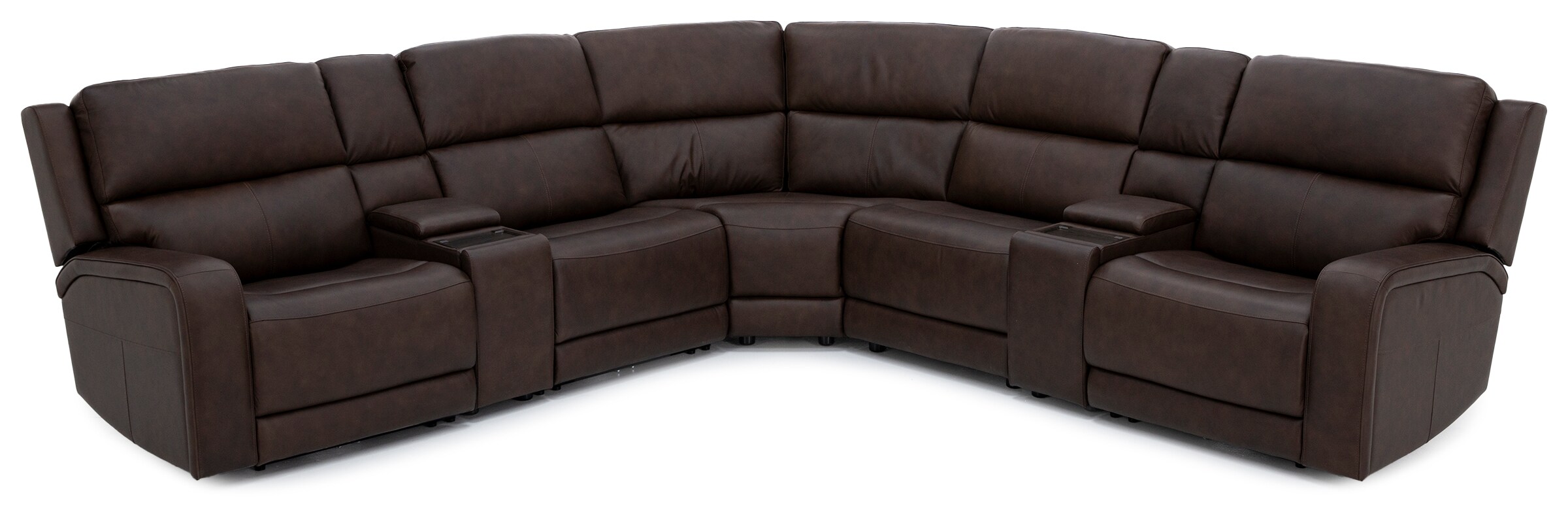 エルフモール Flexsteel Harbor 7-Pc. Fully Loaded Reclining Modular With Heat