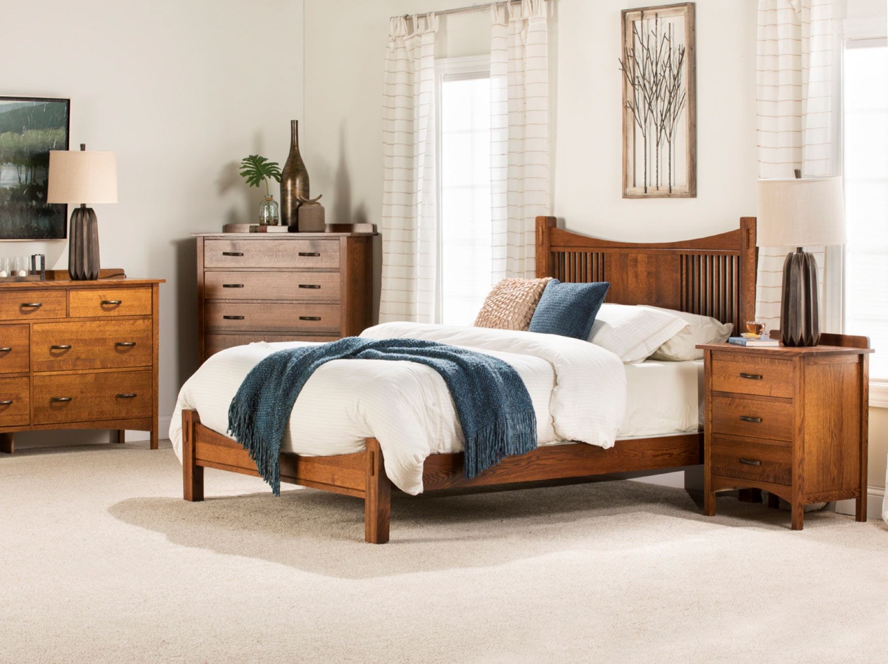 Witmer Heartland Slat Bed w/Low Profile Footboard | Steinhafels