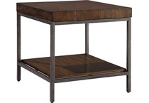 hekm brown end table monpt  