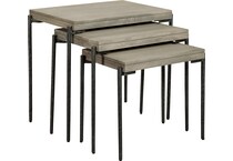 hekm grey chairside table bedfg  