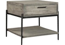 hekm wood grain end table bedfg  