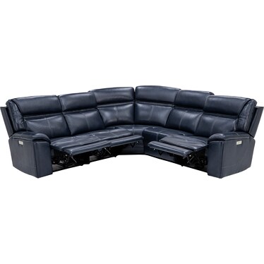 Duke 5-Pc. Leather Fully Loaded Zero Gravity Reclining Modular With Hidden Cupholders