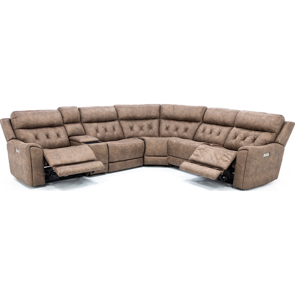 Canyon 6-Pc. Fully Loaded Reclining Modular | Steinhafels