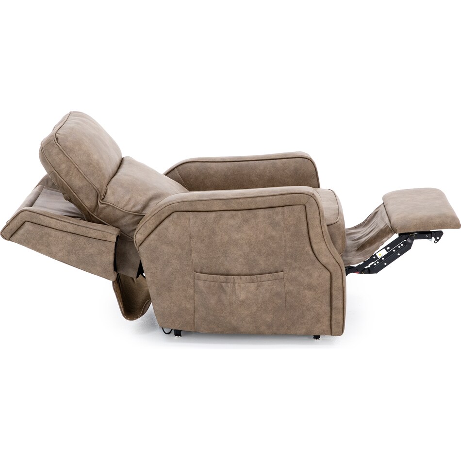 hhc usa corp brown recliner   