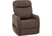 hhc usa corp brown recliner   