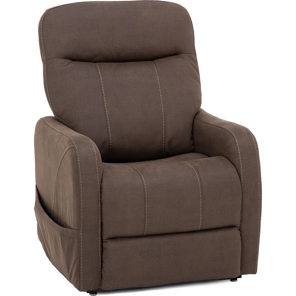 hhc usa corp brown recliner   