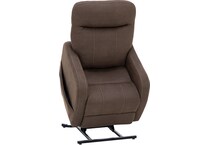 hhc usa corp brown recliner   
