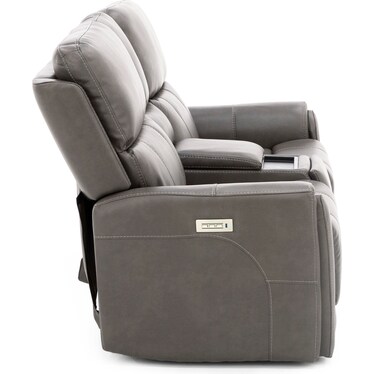 Capriccio Fully Loaded Reclining Console Loveseat
