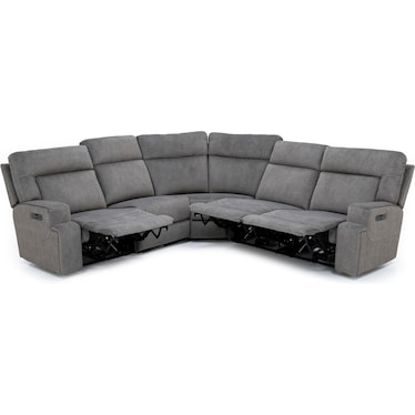 Royal 5-Pc. Fully Loaded Zero Gravity Reclining Modular with Wireless Remote