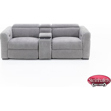 Surround 3-Pc. Fully Loaded Reclining Console Loveseat With Bluetooth Speakers