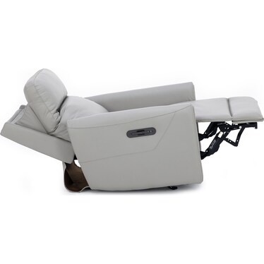Santiago Leather Fully Loaded Zero Gravity Lay-flat Rocker Recliner With Heat And Massage