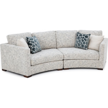 Davos 2-Pc. Conversation Sofa