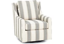 hickory heritage  stripes swivel chair   