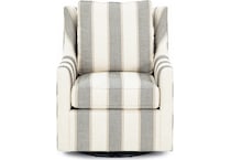 hickory heritage  stripes swivel chair   