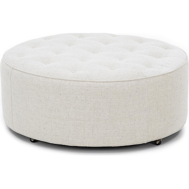 Davos 45" Round Cocktail Ottoman