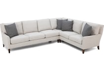 hickory heritage beige sta fab sectional pieces zpkg  