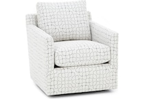 hickory heritage beige swivel chair   