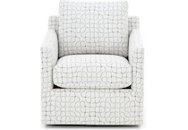 hickory heritage beige swivel chair   