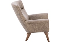 hickory heritage brown accent chair   