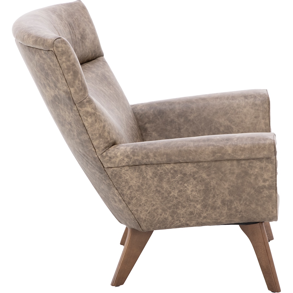 hickory heritage brown accent chair   