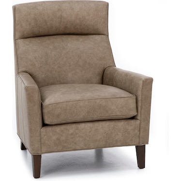Davos Leather Accent Chair