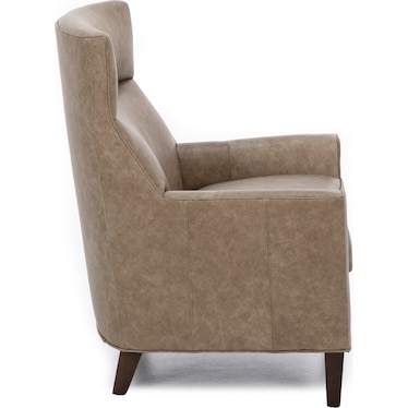 Davos Leather Accent Chair