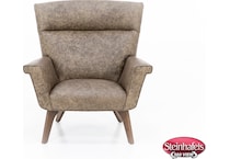 hickory heritage brown accent chair  image   