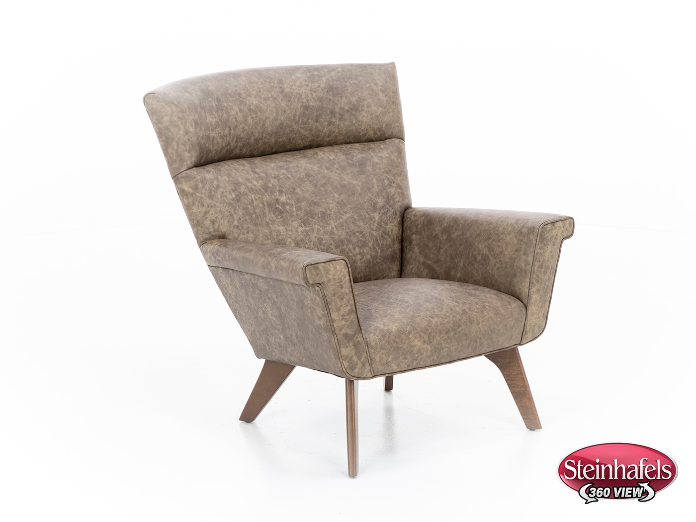 hickory heritage brown accent chair  image   