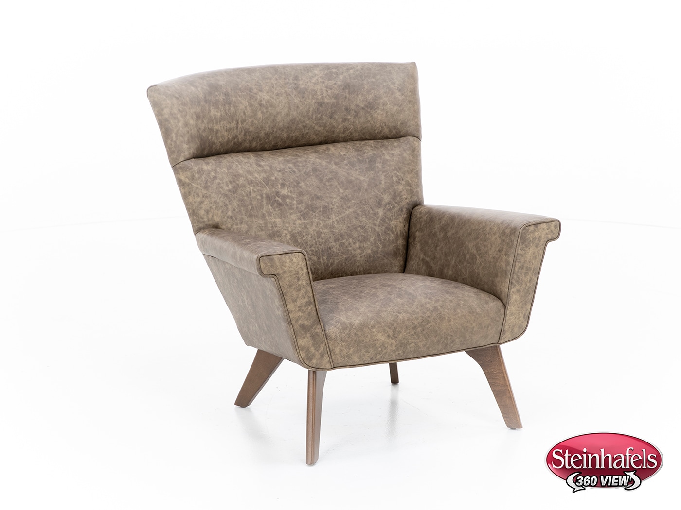 hickory heritage brown accent chair  image   