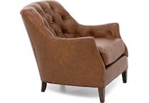 hickory heritage brown accent chair z  