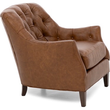 Brienne Leather Accent Chair